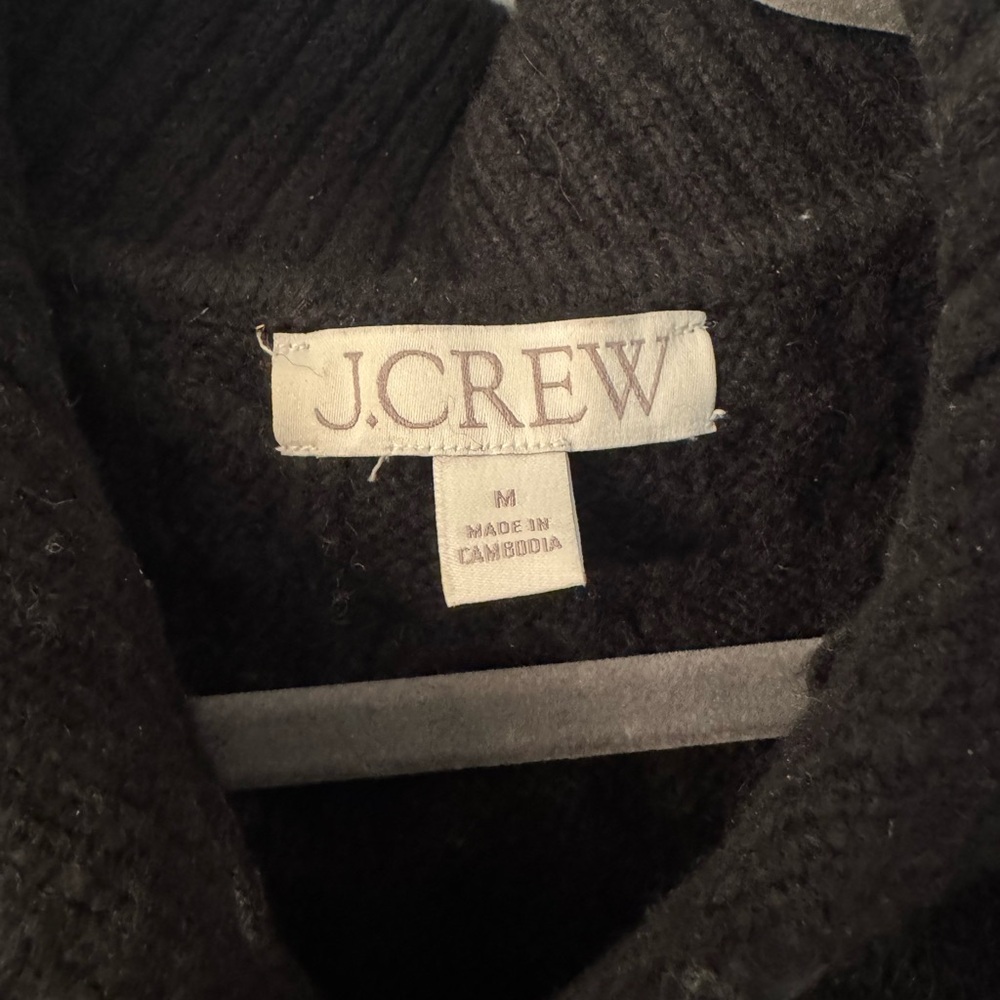 J. Crew Collared Cable-Knit Cardigan - image 3
